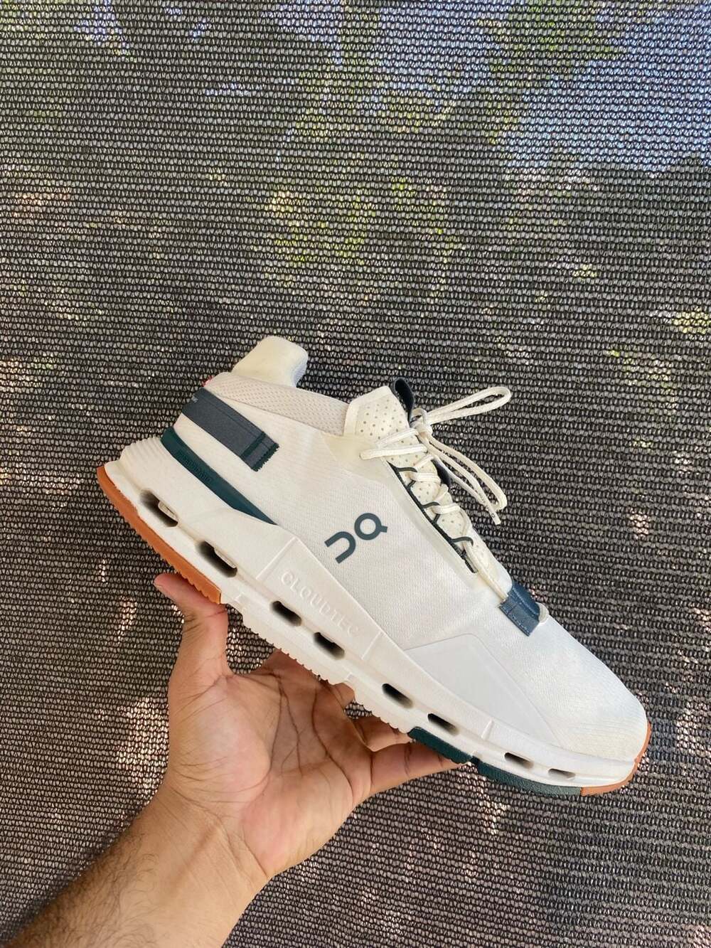 On Cloudnova 2 high top white gum